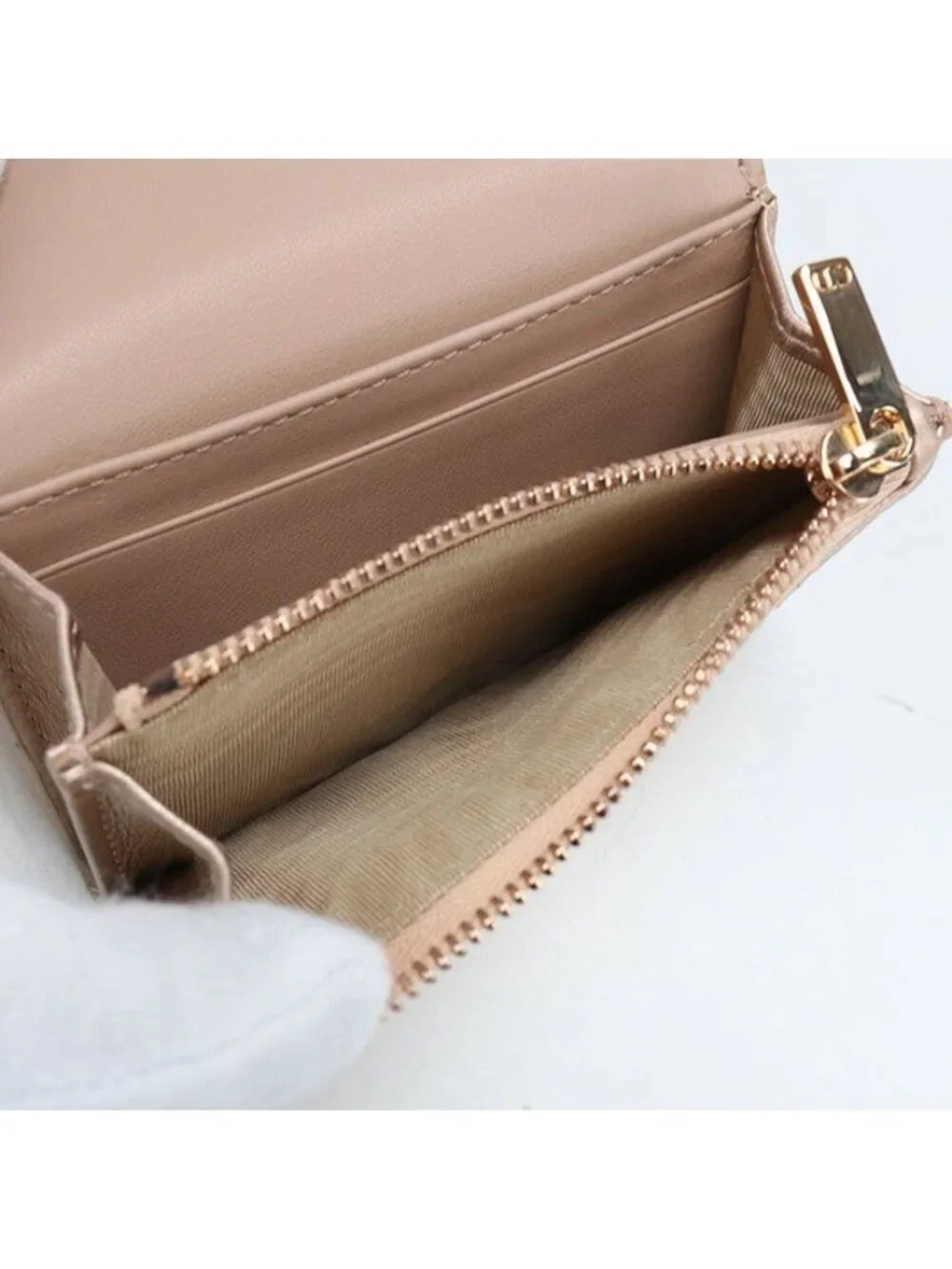 Dior Glycine Wallet Caro Bifold Lambskin
